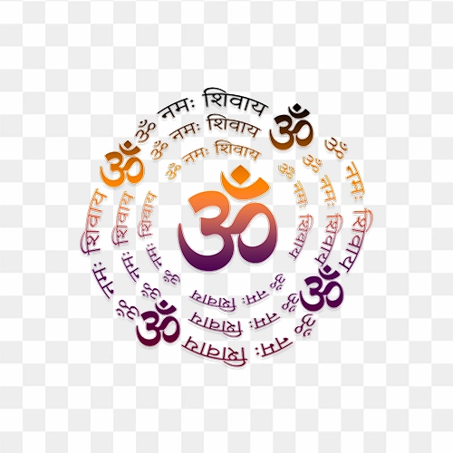 Om namah shivay png design for your creative